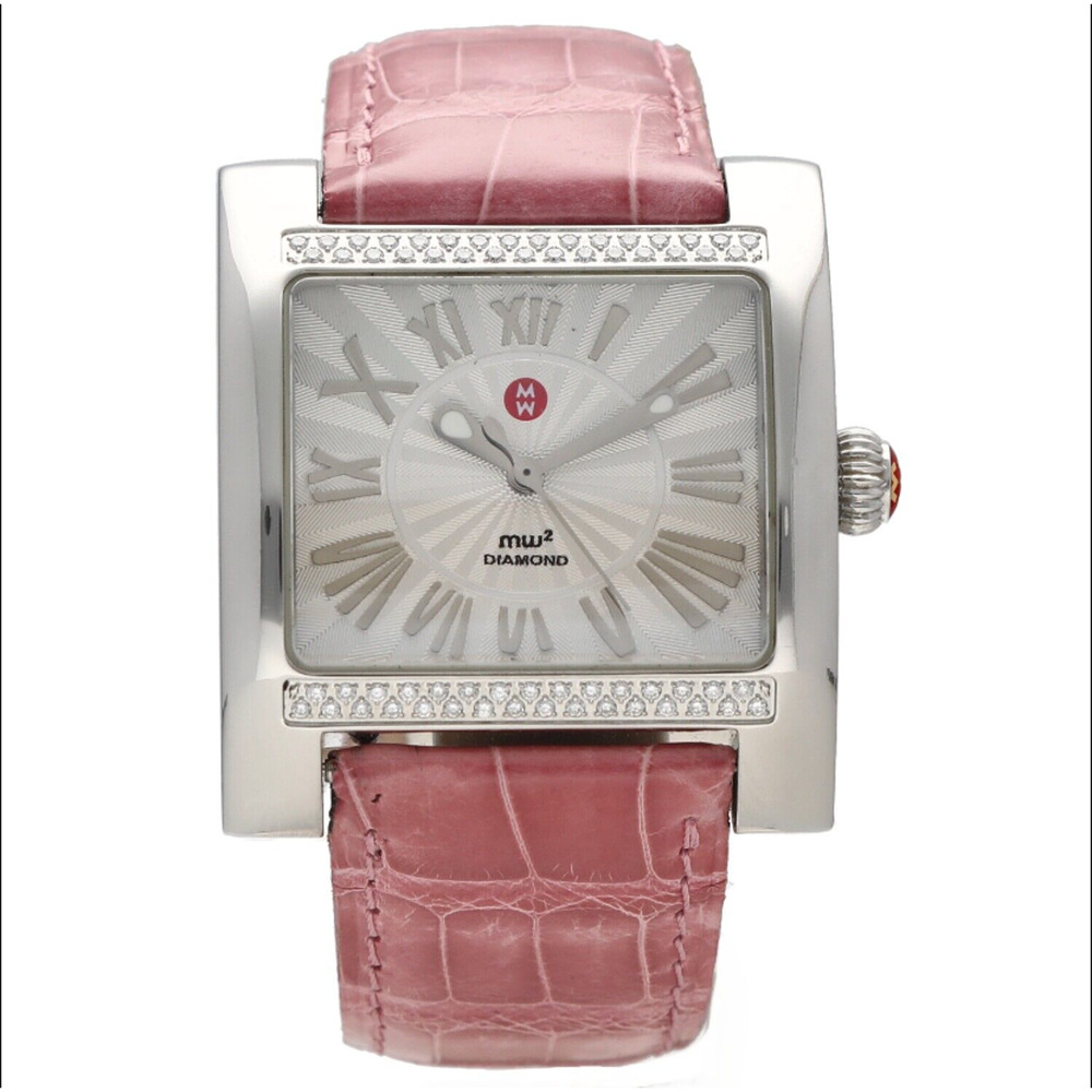 Michele Rare Design Diamond Sport Quartz Wrist Watch MW2